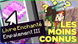 LES ENCHANTEMENTS LES MOINS CONNUS DANS MINECRAFT [upl. by Hazmah]