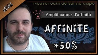 AMPLIFICATEUR DAFFINITÉ 50 DE COUPS CRITIQUES  MONSTER HUNTER WORLD [upl. by Autumn]