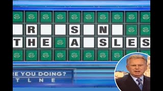 Pat Sajak snarks ‘Now you can panic’ at nervous Wheel of Fortune contestant and mocks her huge prize [upl. by Aihseyk]