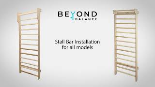 Beyond Balance Stall Bar to Drywall installation [upl. by Gnilsia765]