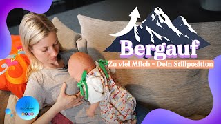 Das Bergaufstillen – Die perfekte Stillposition für Frauen mit zu viel Milch  hallohebamme [upl. by Zeke]