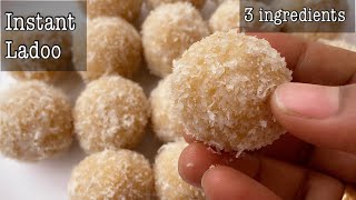 Janmashtami Recipes Krishna Jayanthi Special Recipes Instant Coconut Ladoo Nariyal Laddu Recipe [upl. by Carpio]