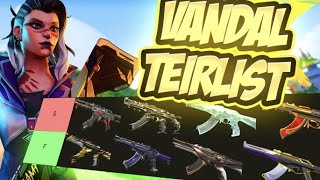 Ranking The BEST Vandal Skins in VALORANT [upl. by Cutter]