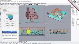 RhinoCAM 2020 FreeMILL Quick Start [upl. by Pearlstein]
