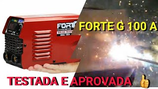 Inversora de solda boa e barata Forte G Unboxing mais teste [upl. by Emily]