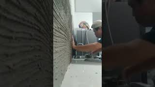 Siding ng countertop shortvideo tilesetter tileinstallation [upl. by Areemas]