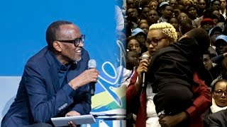 Umubyeyi Mwiza Mur USA imbere ya HE PAULKAGAME amubwiye AKARENGANE BAMUGIRIYENASENZE IMANA NKUBONE [upl. by Jennie]