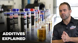 LIQUI MOLY Additives Explained  Engine Flush Injection Cleaner Cera Tec Valve Clean and More [upl. by Ayotnahs528]