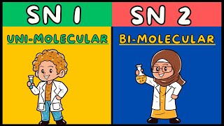 SN1 and SN2 Reactions  Nucleophilic Substitution Reactions  Organic Chemistry [upl. by Tjaden]