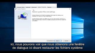 Comment restaurer votre ordinateur à une date antérieure  Windows 7810 [upl. by Eceeryt282]