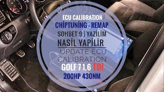 Sohbet 9  Yazılım Nasıl Yapılır  Ecu Calibration  Update  Vlog  Golf 7 16 TDI Big Turbo [upl. by Priscella]