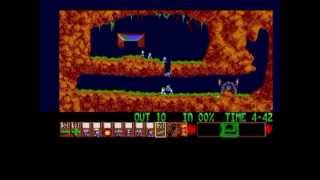 Lemmings Amiga 500 2  Fun Level 1  5 [upl. by Daniela]