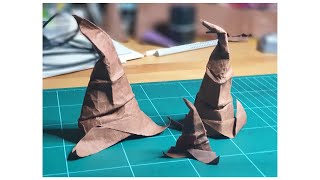 Tutorial  Sprechender Hut aus Papier Harry Potter  tolle Deko für den Kindergeburtstag [upl. by Celestia241]