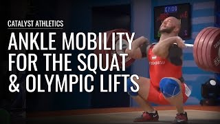 Ankle Mobility for Squats amp Olympic Weightlifting [upl. by Aenad157]