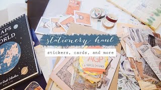 Huge Stationery Haul  Pinkoi Etsy Travelers Notebook and More [upl. by Ray]