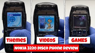 Nokia 3220 Disco Phone Review  Games Wallpapers Videos Themes [upl. by Elle]