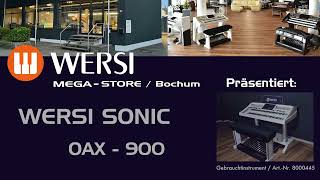 WERSI SONIC OAX900 PerlmuttWeiß Gebrauchtinstrument [upl. by Aihseken]