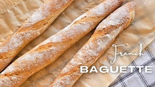 How To Make French Baguettes At Home  ASMR Baking [upl. by Michelsen]