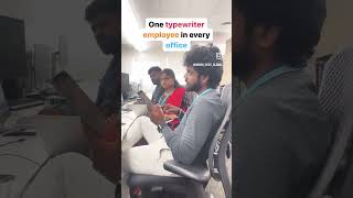 Typewriter 😅office officemate officememes meme memestagram comedy comedyvideos2019 [upl. by Paluas673]