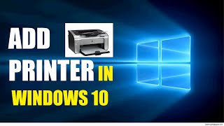 how to add printer in windows1087 SET PRINTER [upl. by Kalam]