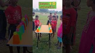 Ball pushing inside plastic glass viral 2shorts shortsfeed viralshorts funny ytshorts comedy [upl. by Memory795]