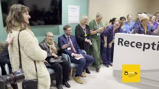 The official opening of Hexham Hospital Day Oncology Unit Hexham Northumberland 14102024 [upl. by Carlyle]