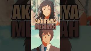 akhirnya taki dan mitsuha resmi menikah kiminonawa makotoshinkai anime romance [upl. by Manolo]