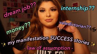 my manifestation SUCCESS stories ✨ │ law of assumption [upl. by Sirois]