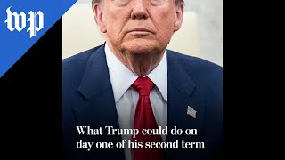 What Trump could do on day one of his second term [upl. by Notaes]