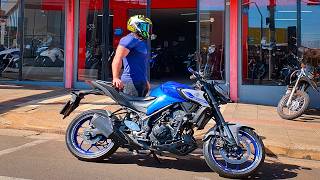 YAMAHA MT03 Opinião honesta teste ride review completo [upl. by Ozen436]