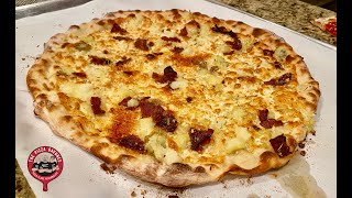 How to make a New Haven Style Potato Pizza Pie inspired by Sallys Apizza on Wooster Street NH [upl. by Sclater874]