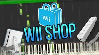 Wii Shop Channel Theme Piano Tutorial Synthesia [upl. by Dail352]