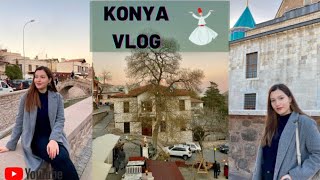 Konya Turkey Vlog 🇹🇷  WHERE TO GO WHAT TO EAT  Rumi Sille  English Video [upl. by Alyose217]