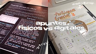 ¿Apuntes a Mano o Apuntes Digitales 📝 organización escolar [upl. by Rodman]