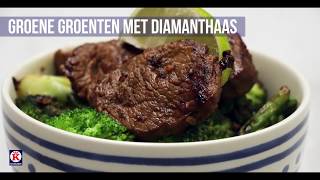 Groene groenten met diamanthaas [upl. by Emsoc]