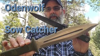 Odenwolf Sow Catcher Knife Review Pig Sticker Hunting Knife [upl. by Standice]