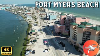 Fort Myers Beach  Bowditch Point Aerial View [upl. by Griffis]