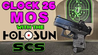 GLOCK 26 MOS amp Holosun SCS [upl. by Atinehs207]