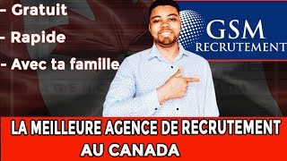 POSTULE GRATUITEMENT DANS CETTE AGENCE DE RECRUTEMENT AU CANADA [upl. by Swainson660]