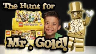 The Hunt for MR GOLD EvanTubeHD LEGO Series 10 Minifigure Unboxing  PART 1 [upl. by Ykceb840]