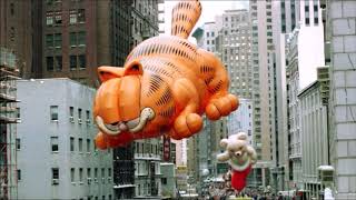 Macys Parade Balloons Garfield [upl. by Lorrin]