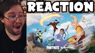 Gors quotFortnite x Avatar Elementsquot Gameplay Trailer REACTION WOAH [upl. by Lynnet]