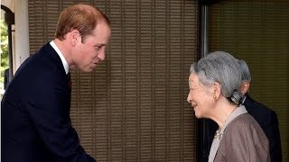 Prince William lunches with Emperor of Japan [upl. by Dustin363]