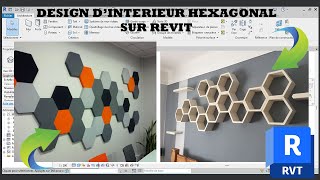 Design dintérieur hexagonal sur revit [upl. by Bourke]