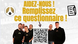 QUESTIONNAIRE  Aideznous à être meilleurs  Merci à vous [upl. by Kay]