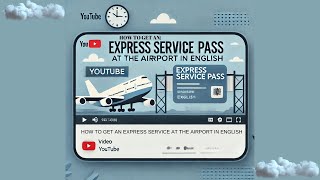 84⏰How to Get an Express Service Pass at the Airport in English [upl. by Anig]