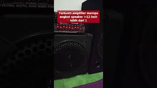 AMPLIFIER SUNBUCK BESAR SPEAKER 12 INCH [upl. by Eastman]