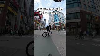 BRAKELESS Riding don’t do it 😱 full video above [upl. by Manup]