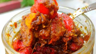 Ghost Chilly Pickle  Bhut Jolokia Achar  Instant Recipe [upl. by Jeanelle909]