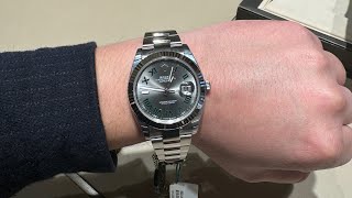 Rolex Datejust 41 ￼ Wimbledon dial ￼ [upl. by Alaehcim]